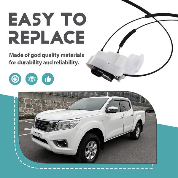 80500EB70A fits the Nissan Navara D40T's front right door latch actuator made from August 12, 2008.