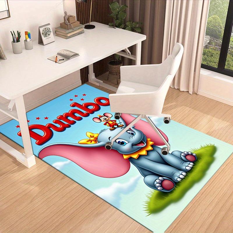 1pc. Cute Dumbo Elephant Rug for Home Decor, Office Carpet, Chair Cover, Outdoor Mat, Gift Ideaz041105