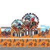 Moto Boy Racing Race Main Picture Party Supplies Plates Paper Cups Tissue Tablecloths Disposable Knives Forks Spoons
