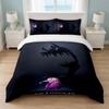 Courage the Cowardly Dog Bedroom 3Pcs Bedding Set Soft Bed Sheet Pillowcases Home Bedding Decoration