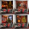 Christmas Print Pattern Tapestry Home Decor Christmas Tapestry Bedroom Wall Decor Backdrop Fabric