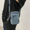 Zipper Sewing Thread Women's Crossbody Bags New Women's Shoulder Bags Mobile Phone Bag Hot Selling Design Mini Denim