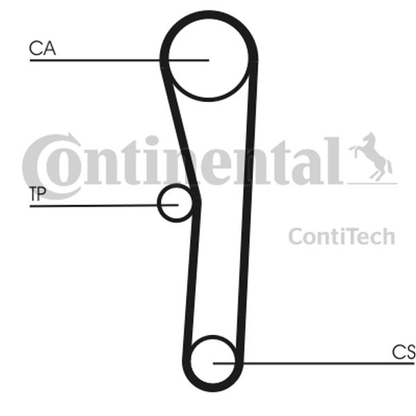 CONTITECH TIMING BELT TOYOTA 1.6