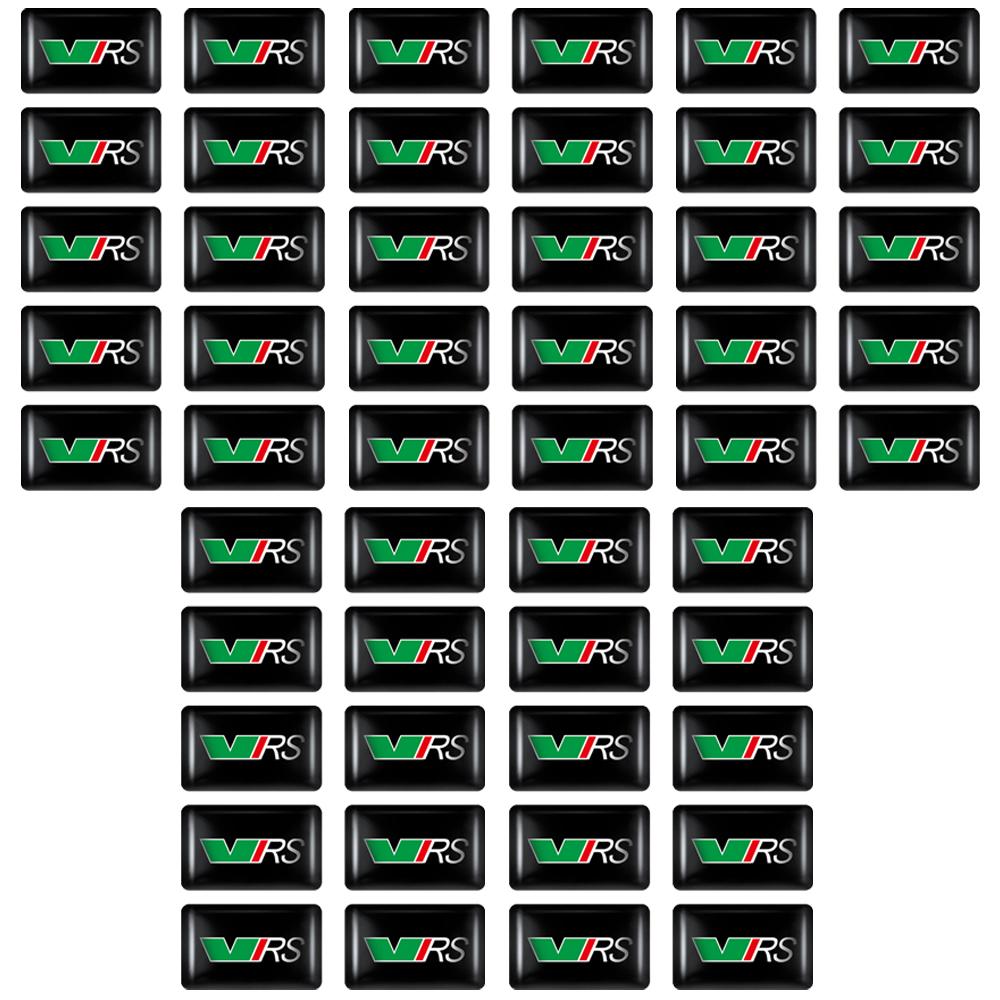 AAFM1 10/20/50pcs Car Window Lift Button Stickers Steering Wheel Badge Interior Decoration For Skoda VII VRS Yeti Fabia Octavia Kodiaq