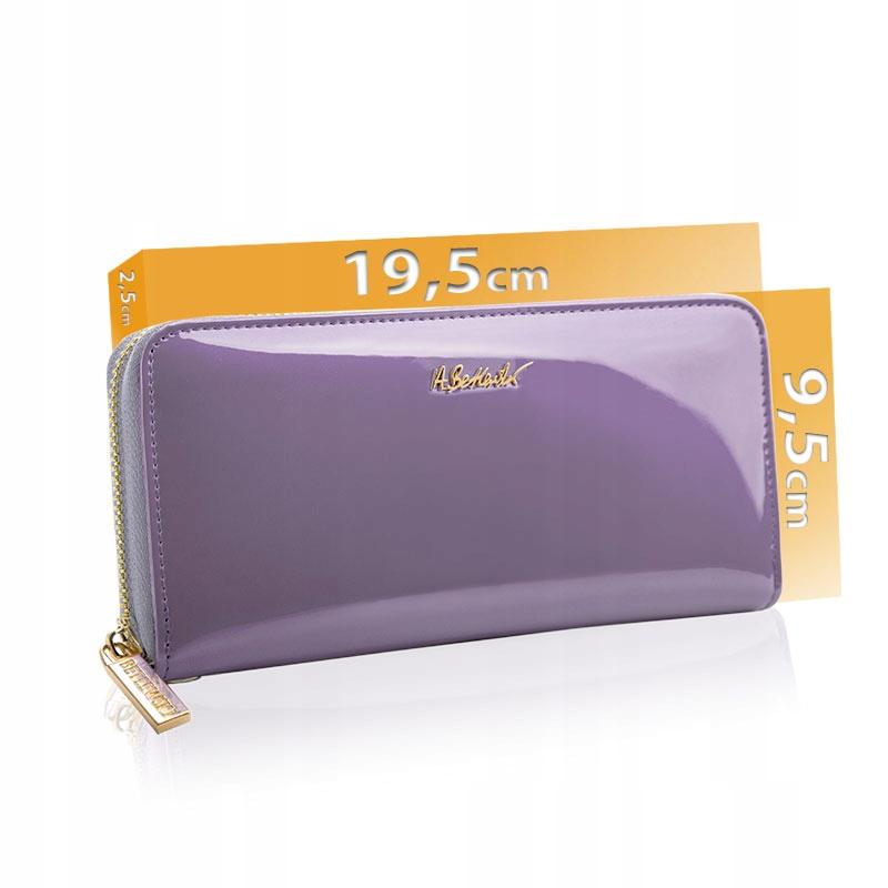 BPD-VS-5201 PURPLE Women' Wallet SHINY +CERTIFICATE