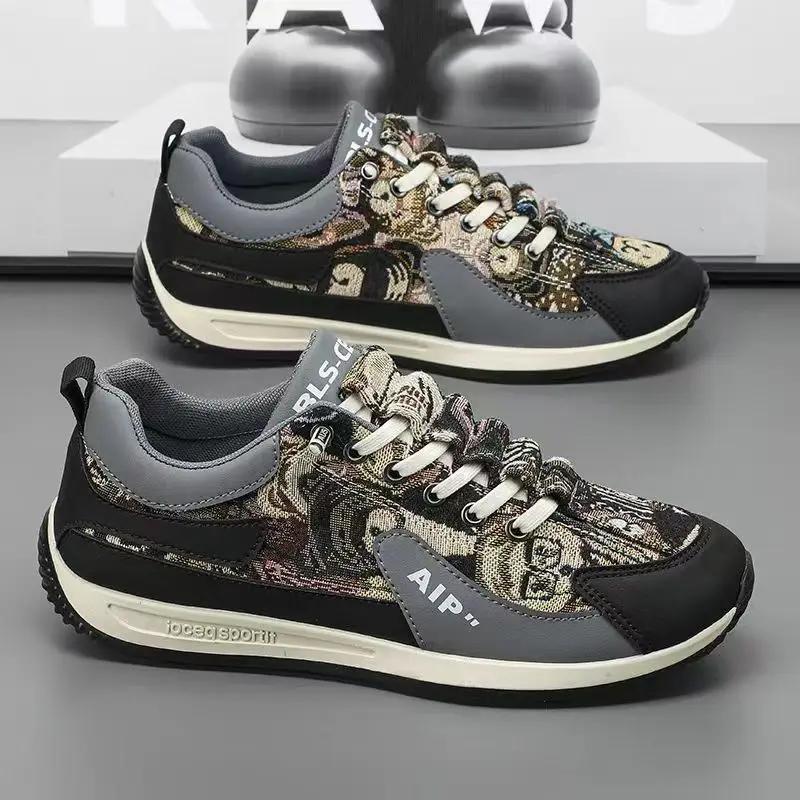 Мужские кроссовки, модные, дышащие, сетчатые, на толстой подошве, спортивные, повседневные, кроссовки, мужские, нескользящие, кроссовки Zapatillas Hombre