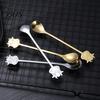 Jam Serving Spoon Stainless Steel Coffee Spoon, Long Handle with Bull Head Decor, Cute Animal Multifunctional Stirring for Milk Tea Yogurt