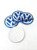 For VW Car Wheel Center Cover Stickers Hub Cap Badge 4Pcs 56/60/65mm For Volkswagen VW R Polo Passat Rline Golf Tiguan Jetta GTI Touran ES1