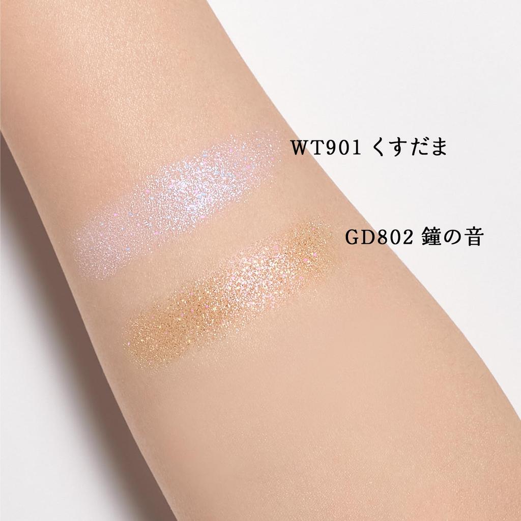 MAJOLICA MAJORCA Shadow Customization GD802 Звонкий звук Тени для век Пудровые Одинарные Высокий финиш Shiseido (Бриллиантовый блеск) 1.4г Блестящий, Цветной,