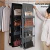 Double-Sided Transparent Hanging Organizer with Dustproof Pockets