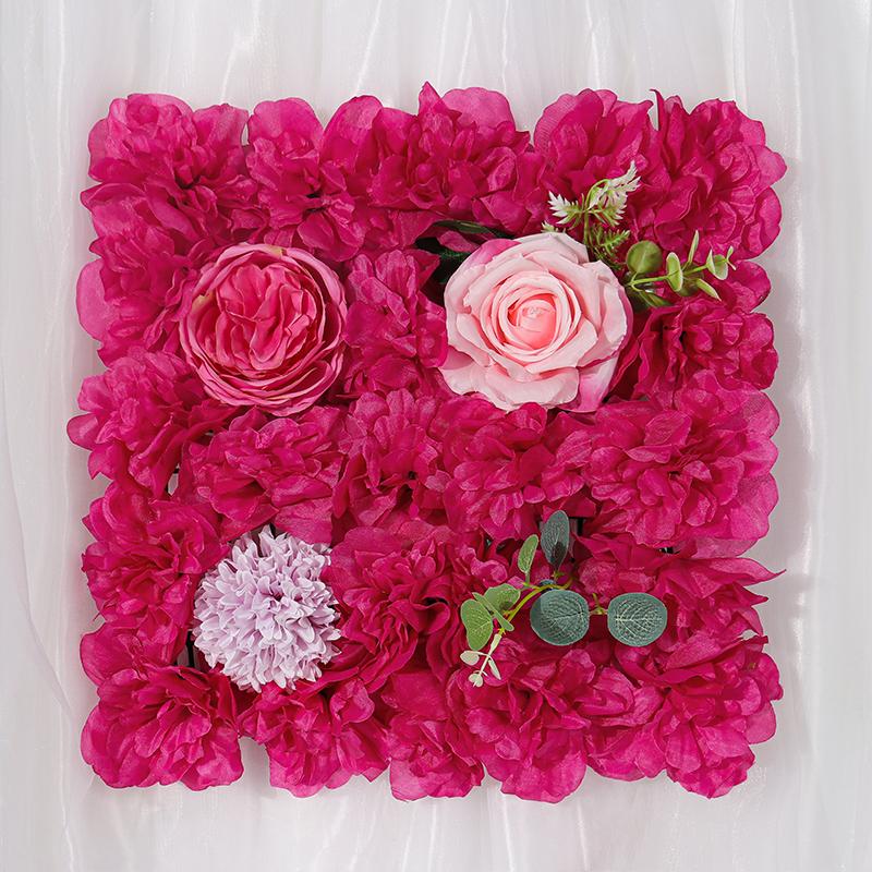 3D настенная панель с цветами 15,7*15,7 дюйма, искусственный цветок, настенный фон, шелковый коврик с розой для домашней вечеринки, свадебного декора, фон