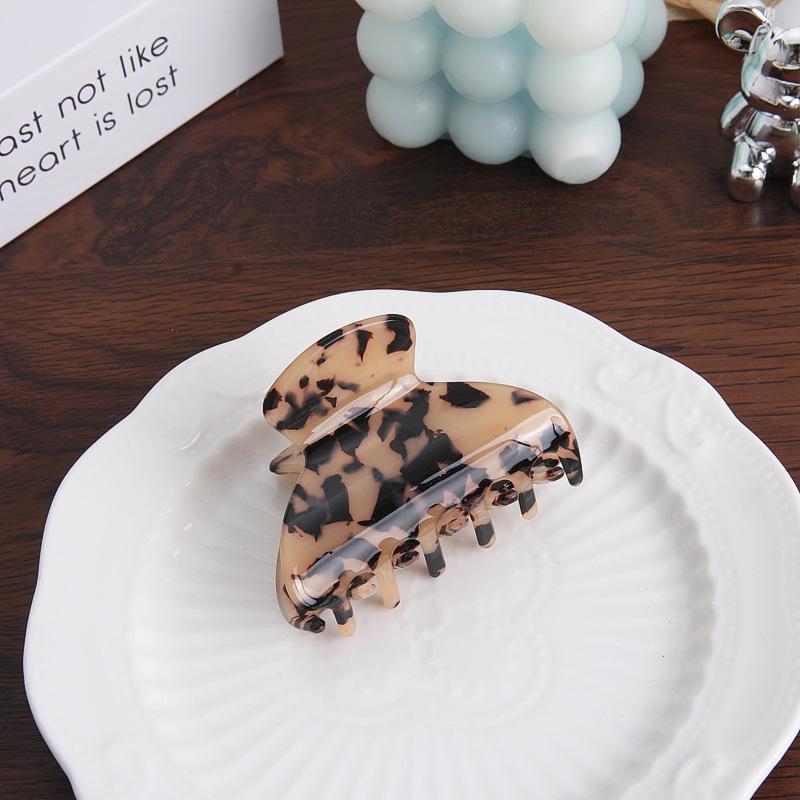 Высококачественная французская имитация ацетата заколка для волос «Маленький монстр» - Элегантная маленькая заколка-акула для женской прически