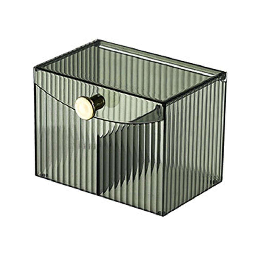 Qtip Holder, Cotton Swabs Holder Jars with Lids Vanity Storage Jars for Cotton Ball, Swabs Floss, Makeup Sponges Organizer