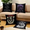 B-Black S-Sabbath Наволочка Декоративная для дивана Домашняя Двусторонняя печать Короткий плюш Наволочка для подушки-подушки Праздничный подарок