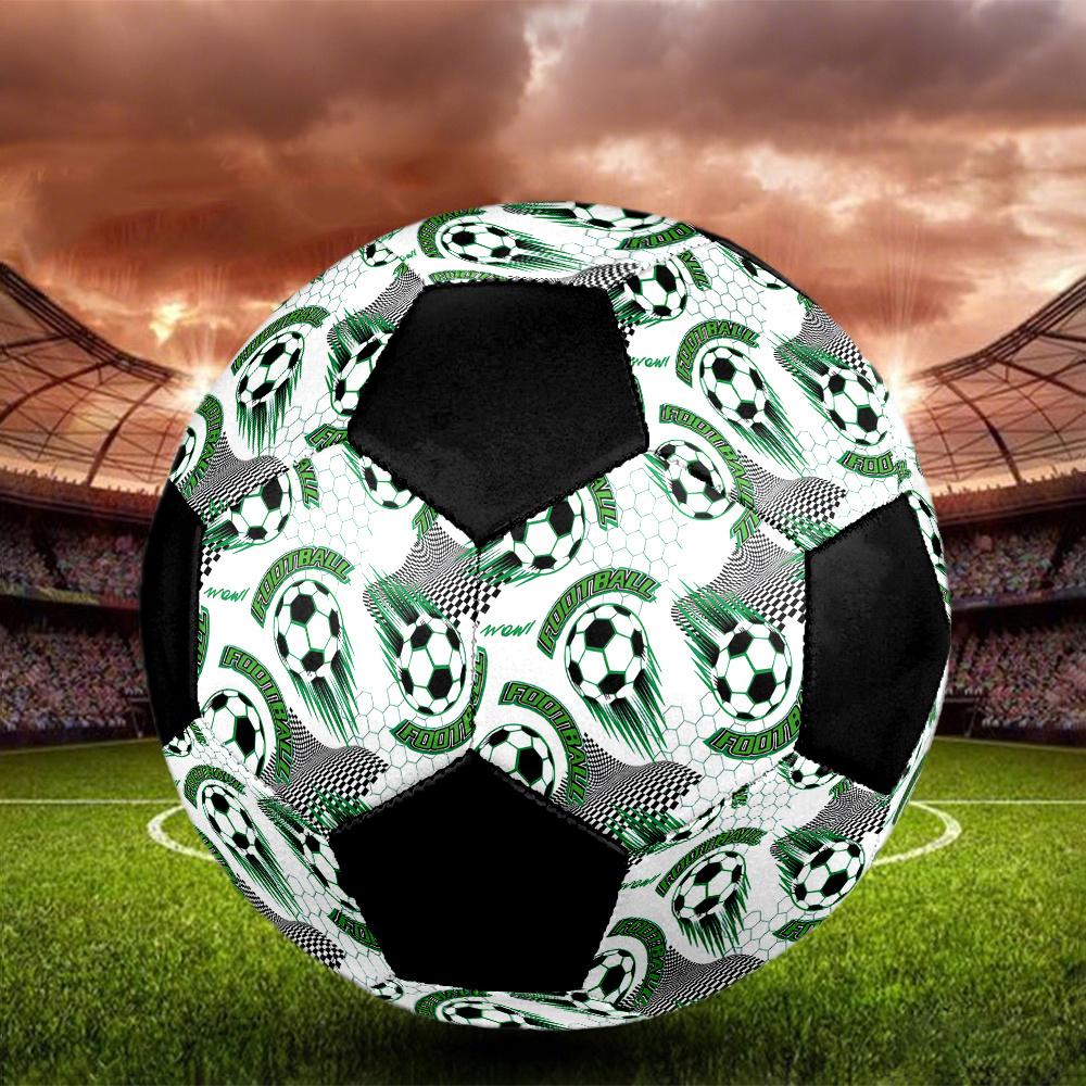 1pc Soccer Ball Soccer Ball Size 5 Football Machine Sewn Indoor/Outdoor Universal Football Q2