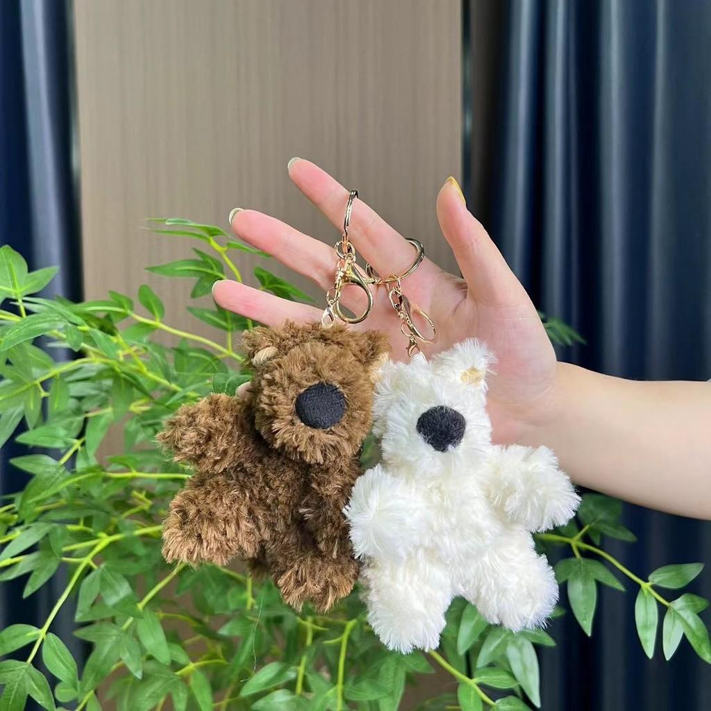 Charming Plush Small Dog Keychain With Ultra Soft Pp Cotton Filling And Stylish Design