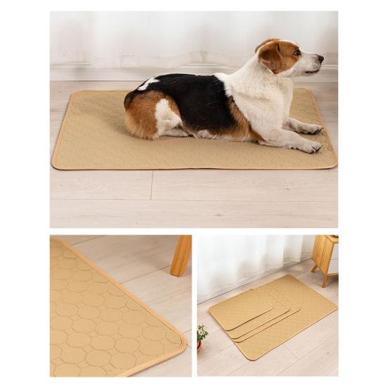 Washable Pet Pee Pad Reusable Dog Pee Pad Absorbent Leakproof Puppy Training Pad Non-Slip Potty Pad for Puppies Senior Dogs Floor Couch Use