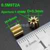 10 ШТ./ПАРТИЯ Медная косозубая шестерня Латунные шестерни 0.3M 0.4M 0.5M 0.5 Модуля Отверстие 1MM 2MM 3MM 3.17MM 5MM 7T 8T 9T 10T 12T 14T 15T 16T