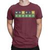 Wordle Expert Funny Game T-Shirt for Men Vintage Pure Cotton Tees O Neck Short Sleeve T Shirts Summer Clothing