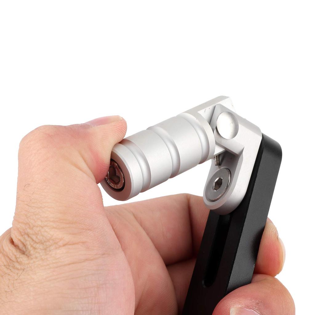 Yctze Motorcycle Shift Lever Installation Kit, Metal Folding Shift Lever with Screw Rod Fit for Yamaha YZF-R25/YZF-R3/MT-25/MT-03