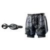 Li Ning Коллекция спортивной моды Мужские плавательные шорты Черные LNKT133