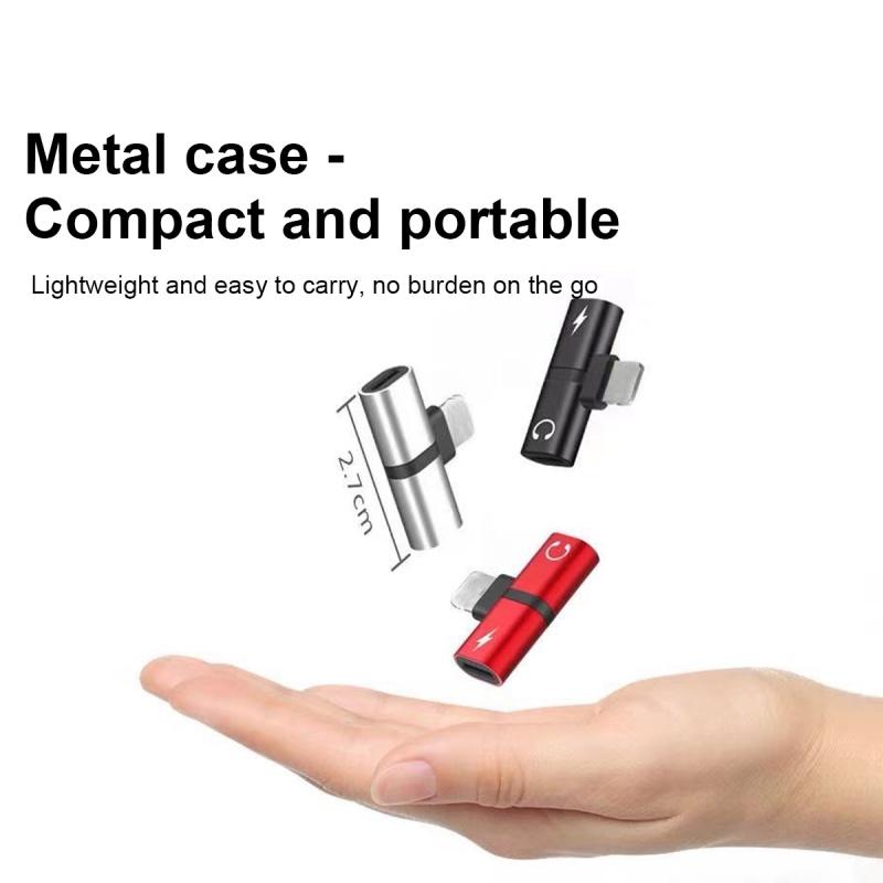 FONKEN 2 In 1 Charging Splitter Adapter Headphone Charging USB Type C Adapter Audio Charger Cable