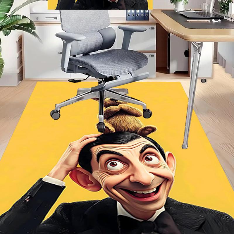 Mr Bean'S Hilarious Adventure Carpet For Playroom Bedroom Living Room Sofa Home Decorkids Game Area Rug Nonslip Floor Mat