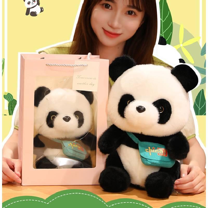 Плюшевая панда Китайская игрушка Мягкая игрушка Кукла Милое украшение Подарок на день рождения для детей