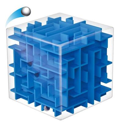 Металлический шар, обучающая головоломка для детей и взрослых, 6 см, 3D-лабиринт, куб, игрушка, игра для детей