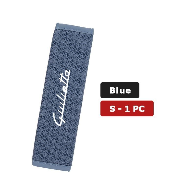 For Alfa Romeo 1/2PCS Car Seat Belt Cover Adjustable Ice Silk Safety Protection Shoulder Pad 159 Giulietta 156 147 Giulia Mito