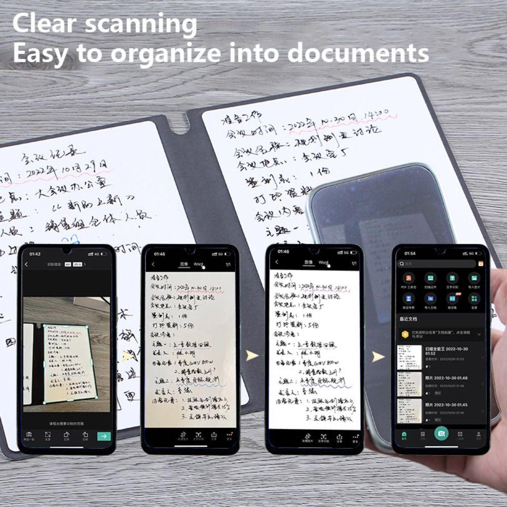 With Whiteboard Pen Erasable Whiteboard Draft Reusable Writing Board Weekly Planner Students Gift