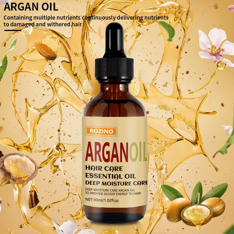 Эфирное масло для ухода за волосами «Марокканский орех», против секущихся волос, послушное и улучшающее вьющиеся волосы эфирное масло