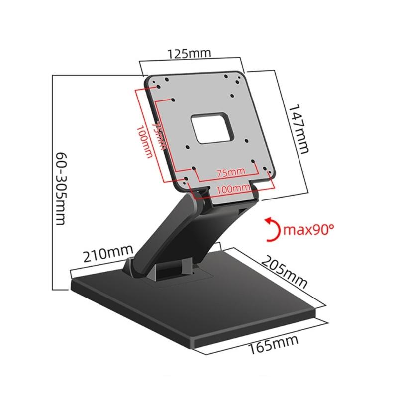 Настольная подставка-держатель для стола складная для дома и офиса, аксессуары для стола, дорожный держатель, подставка для монитора портативная для общежития и колледжа