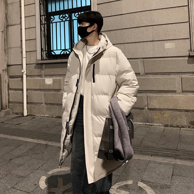 VUUG Unisex Hooded Padded Mid-Length Parka