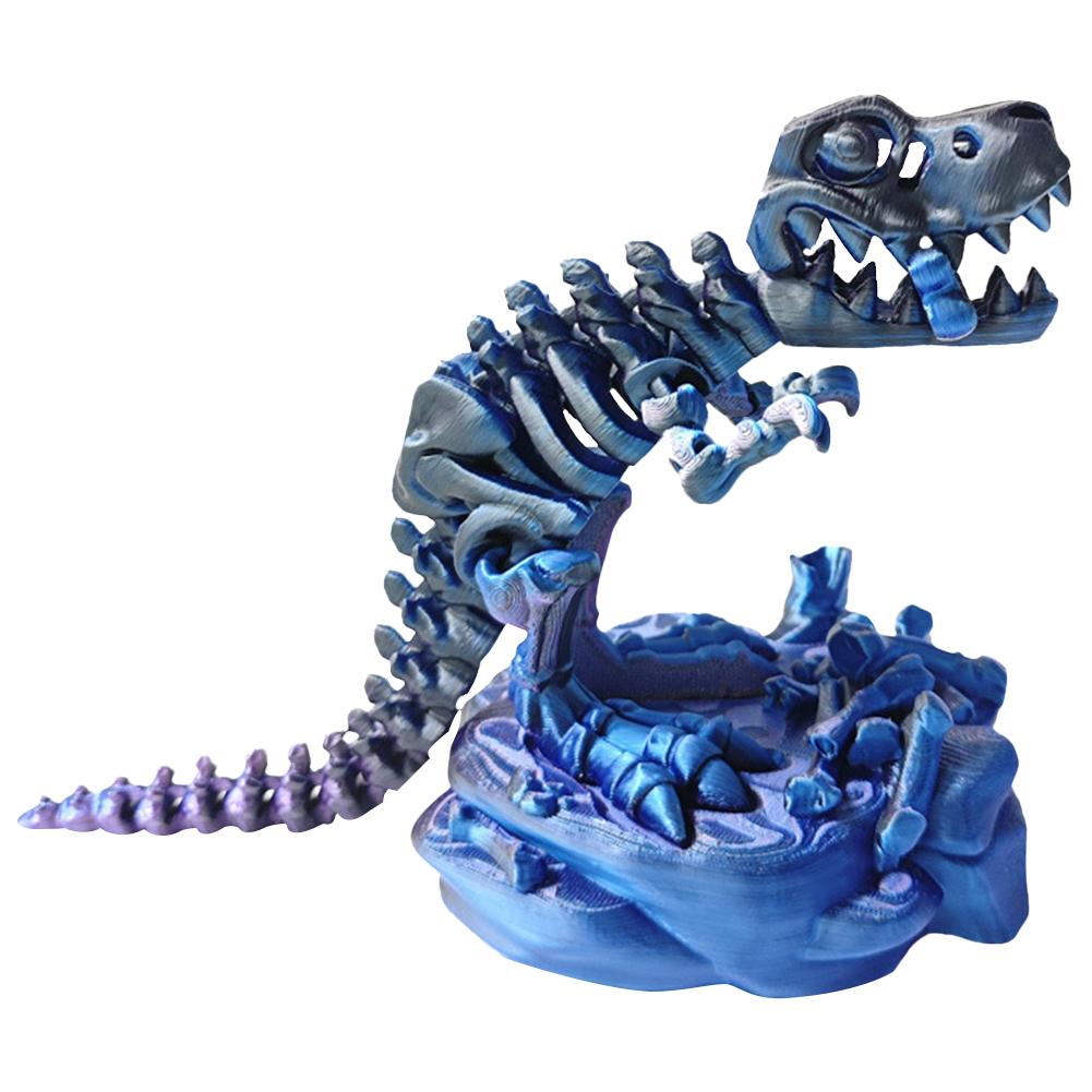 Стоящая модель динозавра с большим ртом, подвижные суставы, 3D-модель, череп тираннозавра рекса, артикулированный тираннозавр рекс, креативная коллекция