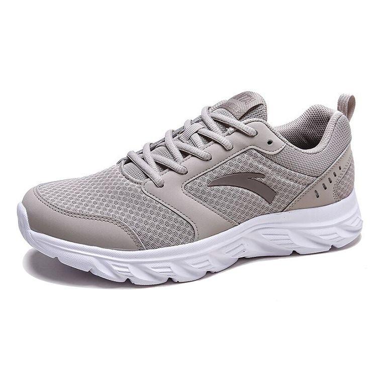 Anta Running Series Low-Top Running Shoes Men Sneakers Gray White 91915581-4