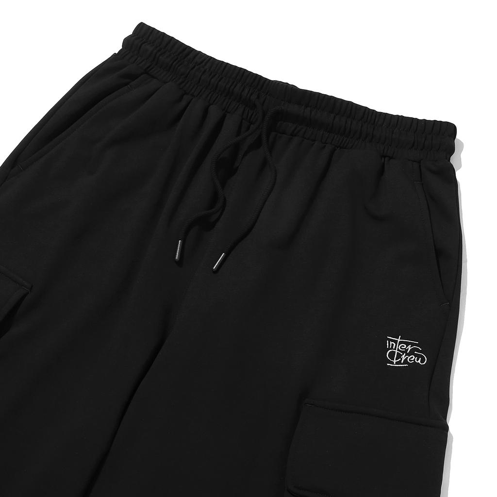INTERCREW Volume Cargo 3/4 Jersey Shorts Black Ita2Rm04Abk