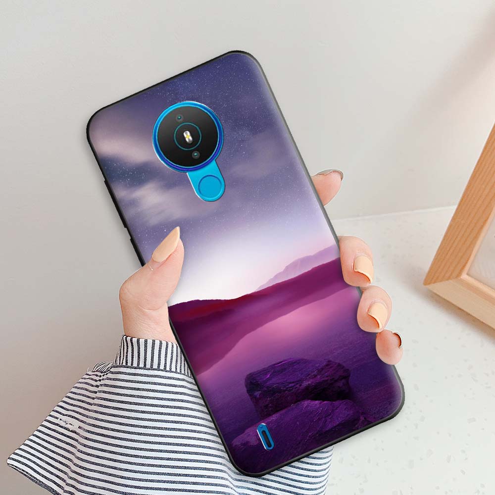Для Nokia 1.4 Чехол Nokia 3.4 Модные Мраморные Чехлы Для Nokia 7.2 Nokia 5.4 Nokia 6.2 Защитный Силиконовый Задний Чехол Корпус Бампер
