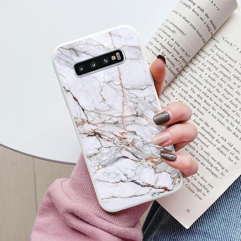 Цветной Роскошный Мраморный Чехол Для Samsung Galaxy S10 S 10 Plus S10E Fundas Мягкий ТПУ Защита Задняя Крышка Для Samsung S10 Ударопрочный