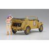 Hasegawa 1/24 Wild Egg Girls №02 Кубельваген Тип 82 Клэр Фрост Пластиковая модель в наборе SP360