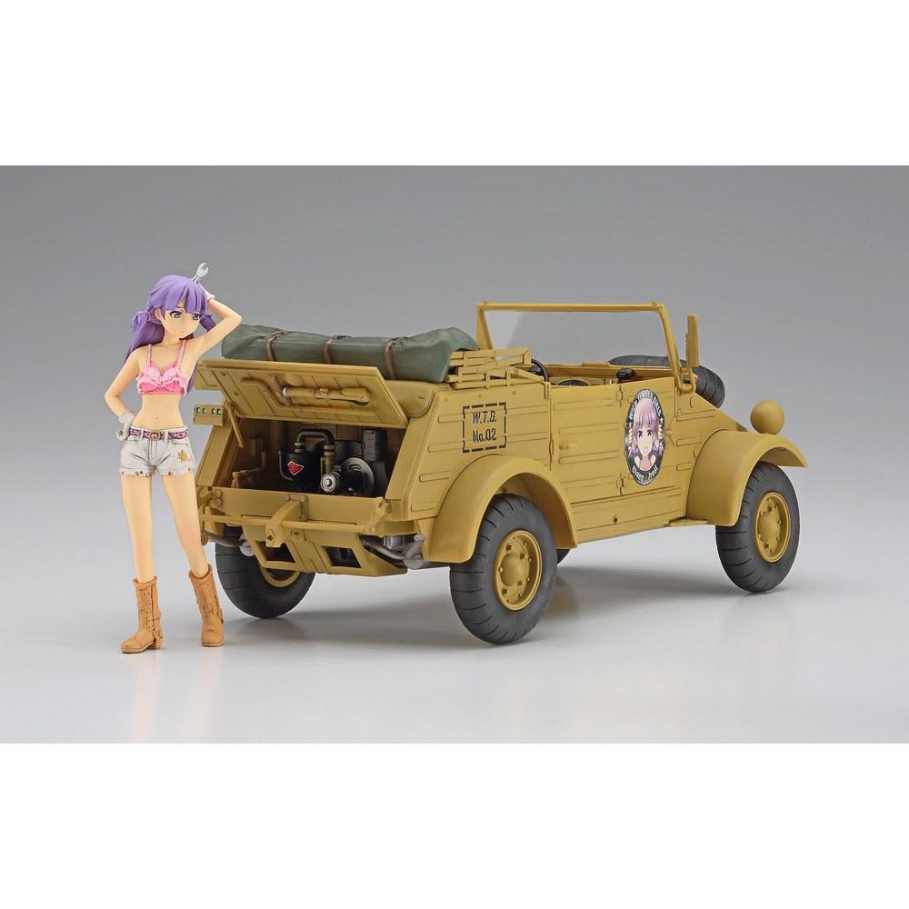 Hasegawa 1/24 Wild Egg Girls №02 Кубельваген Тип 82 Клэр Фрост Пластиковая модель в наборе SP360