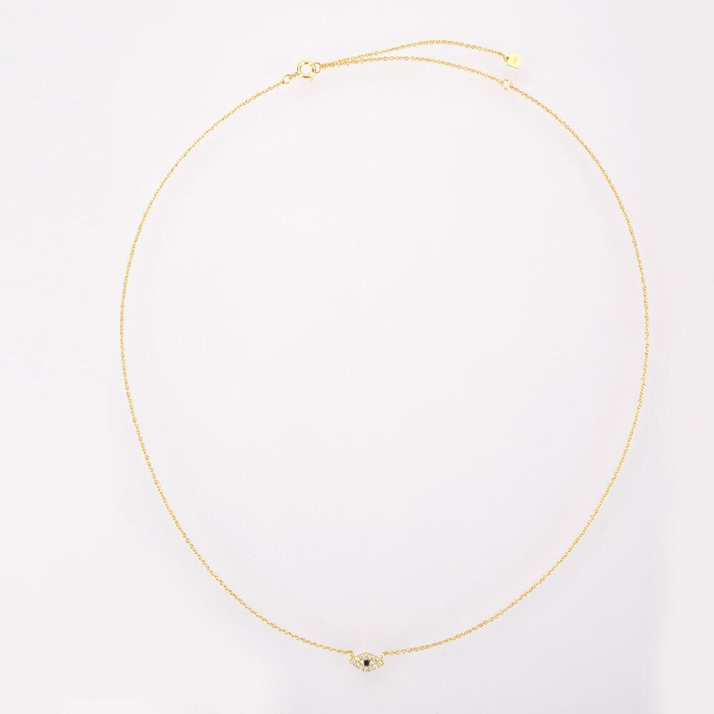 Зимнее ожерелье с подвеской Locky Eye из стерлингового серебра 925 пробы с синим фианитом и длинной цепочкой, роскошные ювелирные изделия с кристаллами, модные ювелирные изделия