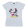 Disney Womens/Ladies Mickey And Minnie Mouse Kiss Cotton T-Shirt