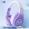 Xiaomi Оригинальные беспроводные Bluetooth-наушники для компьютера RGB Светящиеся Улыбающееся Лицо Шумоподавление Игровые Наушники Девушка-Геймер Бас Спорт