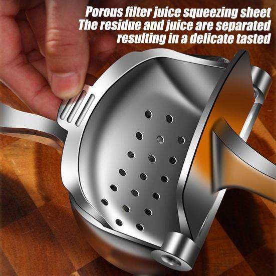 Manual Juicer Aluminum Alloy Citrus Press Easy Squeeze Juice Extraction Kitchen Fruit Squeezer Hand Press Juicer