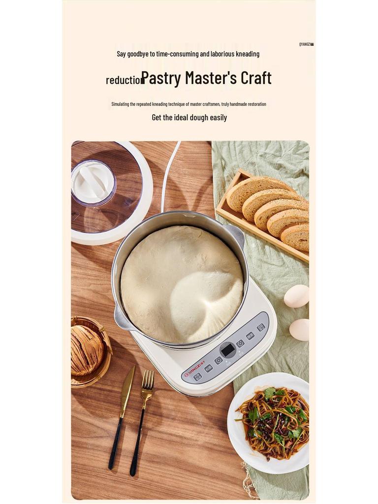 Высокомощный автоматический тестомес и миксер с функциями ферментации и расстойки
