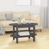 VidaXL Coffee Table Grey 80x45x45 Cm Solid Pine Wood 822294