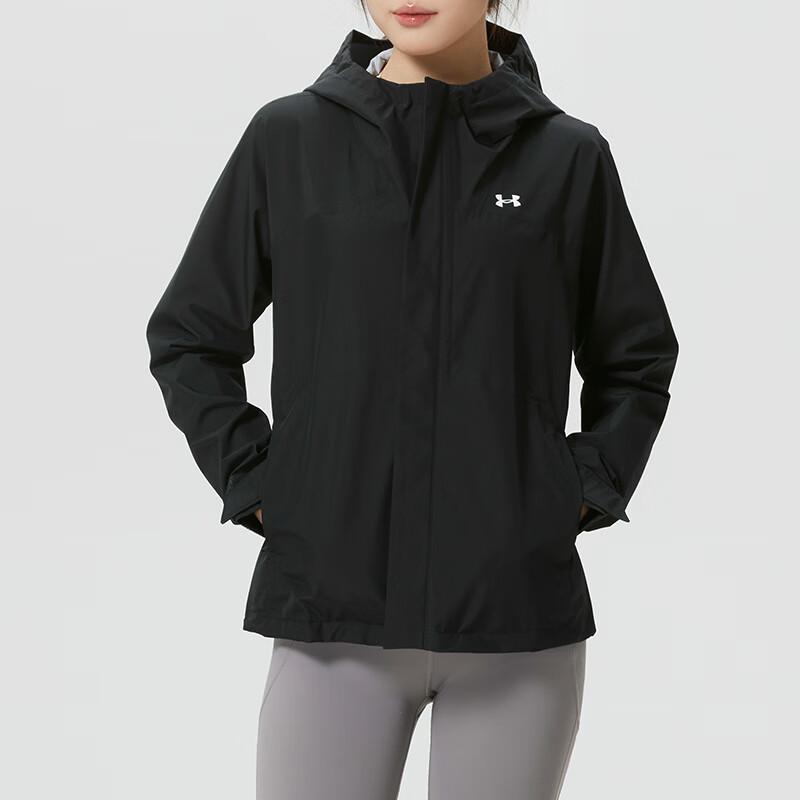 Under Armour Спортивная ветровка с капюшоном, тканая, тренировочная куртка, женские куртки 6009571-001