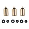 Compact Copper Nozzle Connector for Easy Gas Cylinder Refills 3pcs