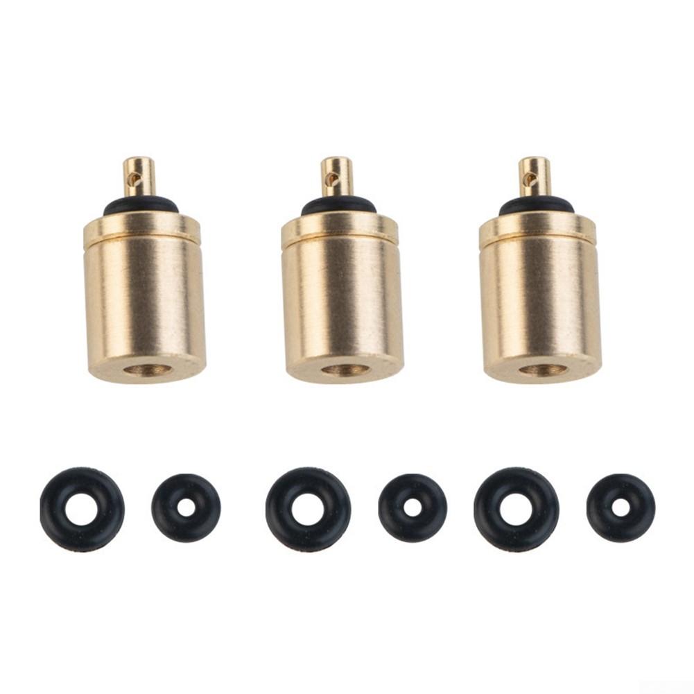 Compact Copper Nozzle Connector for Easy Gas Cylinder Refills 3pcs